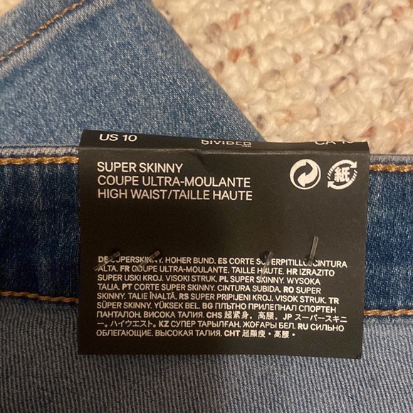 H&M super skinny high waist super stretch jean - Picture 2 of 3
